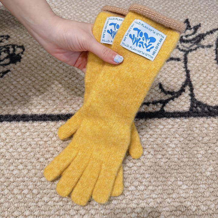 Dipped Shop - Wholesale Gloves – Women's - Winter Thermal Soft Touchscreen Wool Long Gloves DP25G7107