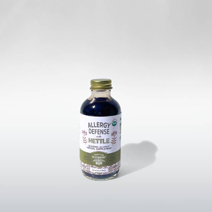 Sirop de sureau à l'ortie Allergy Defense pour la vente par Seattle Elderberry