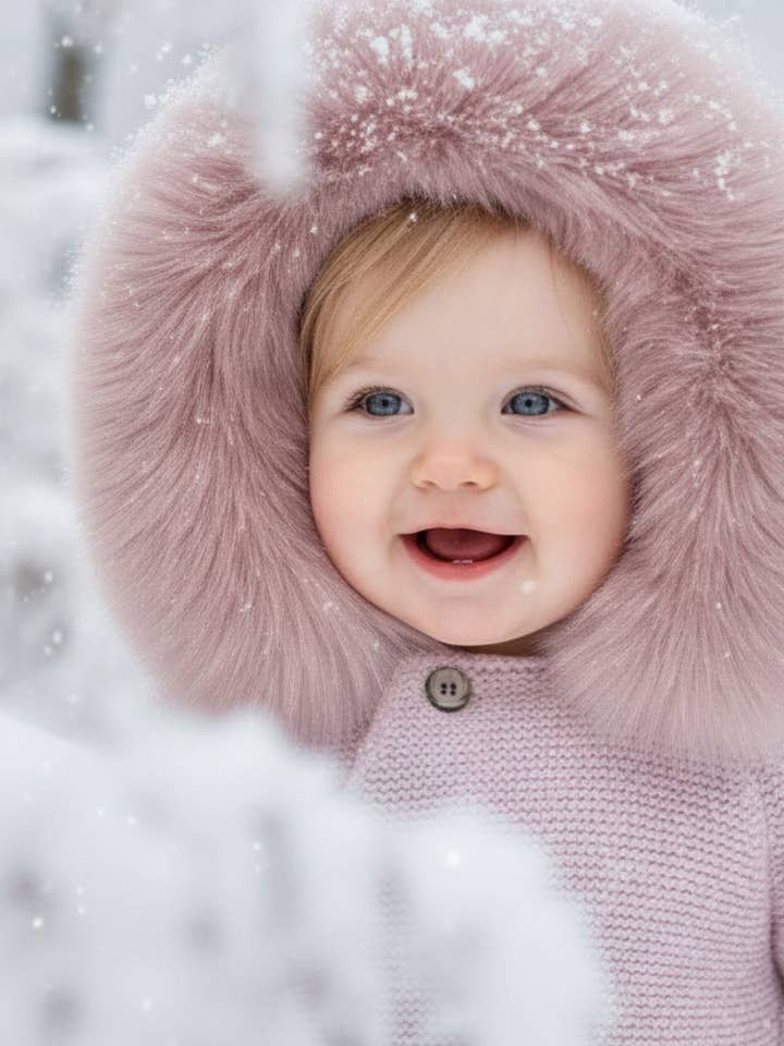 1631 - Knit Jacket with Removable Faux Fur for wholesale by A Soft Idea