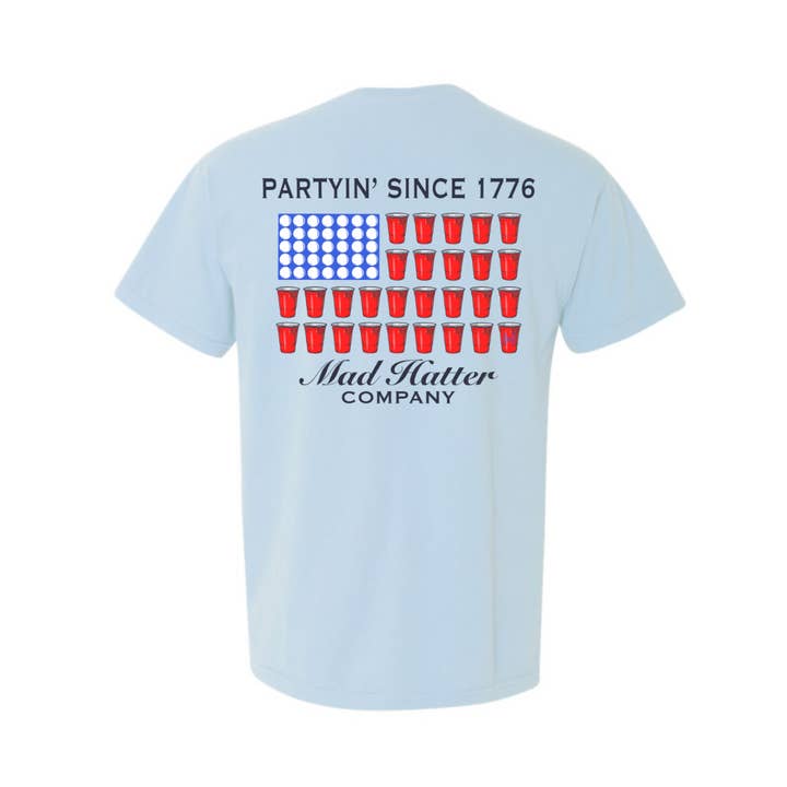 The Mad Hatter Co - Wholesale Screen Printed T-Shirt - Unisex - MHC Beer Pong T-Shirt