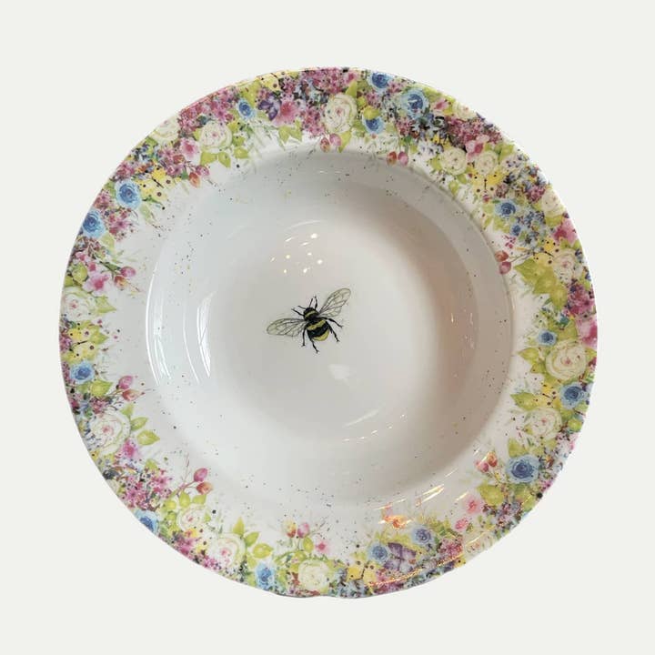 Vild sommar och surrande bi - soppskål för wholesale av Cheney Penrose Designs