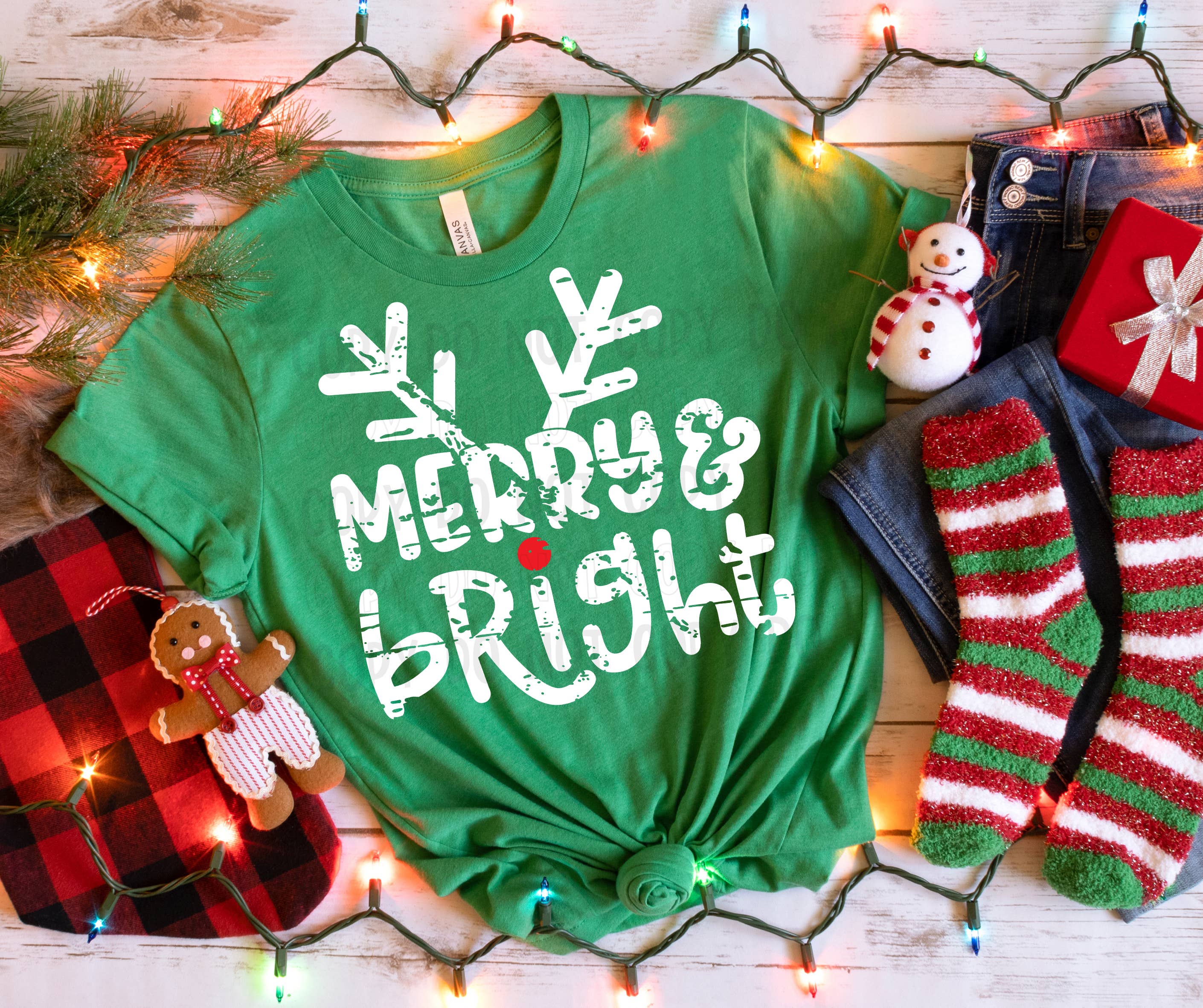 Cash & Drix Wholesale - Wholesale T-Shirt (Graphic) - Women's - Merry & Bright