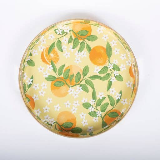 8 Oak Lane - Wholesale Serving Tray - Orange Grove Round Tray3