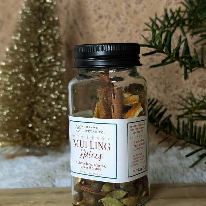 Adornwell Cocktail Co. - Wholesale Mulling Spice - Mulling Spice Jars - 1.5 Oz2