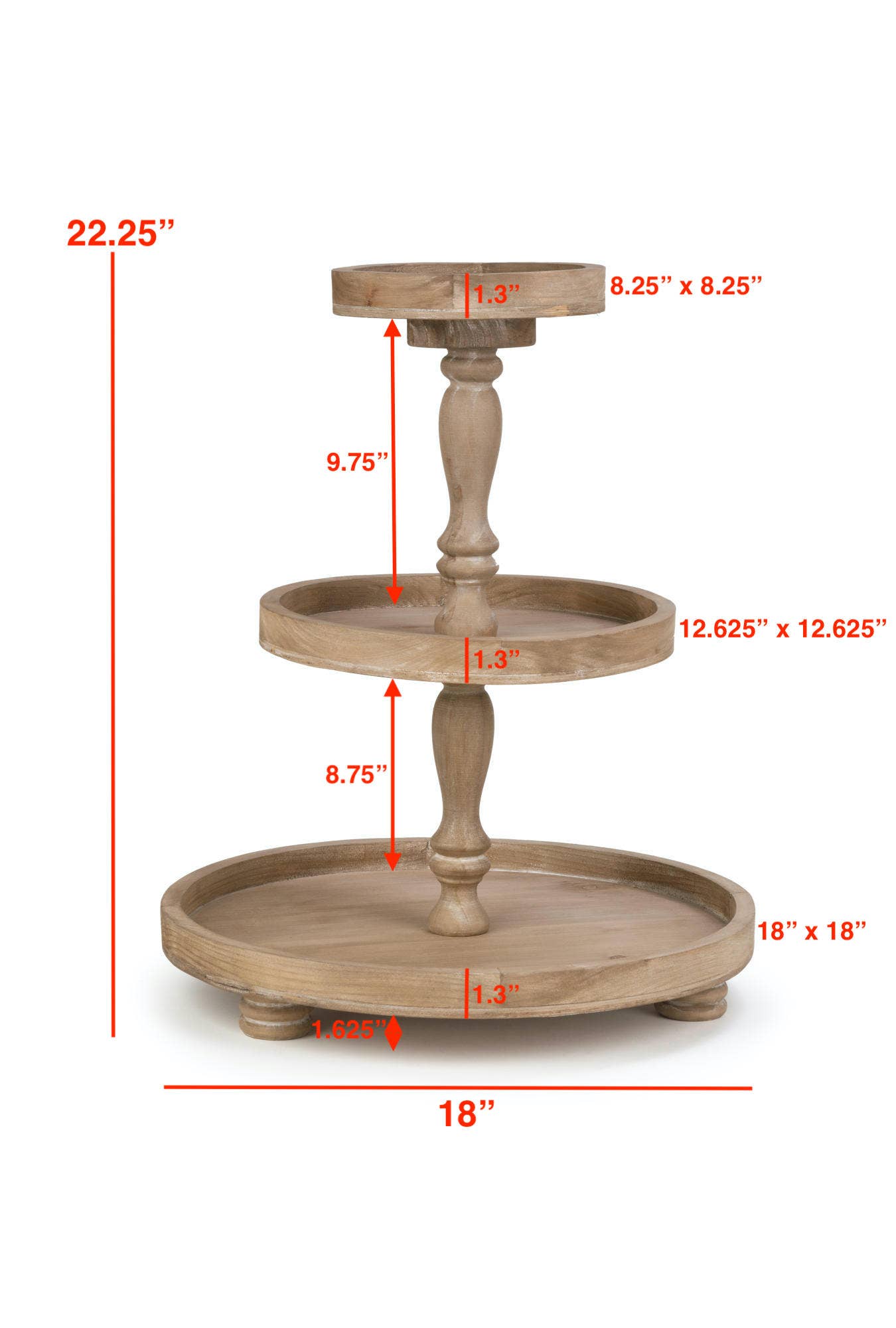 Tripar International - Wholesale Retailer Display Stand/Case - Three Tier Wooden Display Stands3