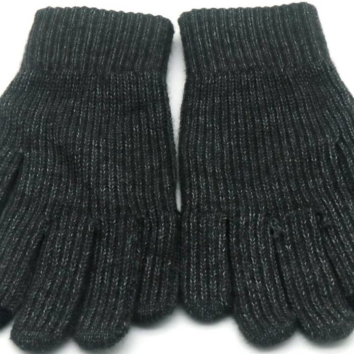 Gants Tricotés Gris L-C7.1 GLOVE704-006-3 pour la vente par Menga Trading