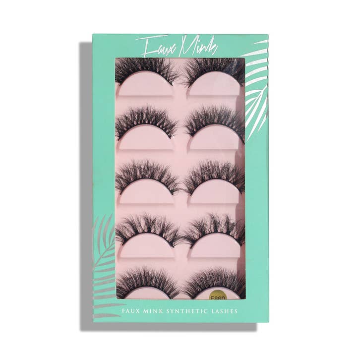 Faux Mink Synthetic Lashes Style 60 for wholesale by MI LOSANGELES