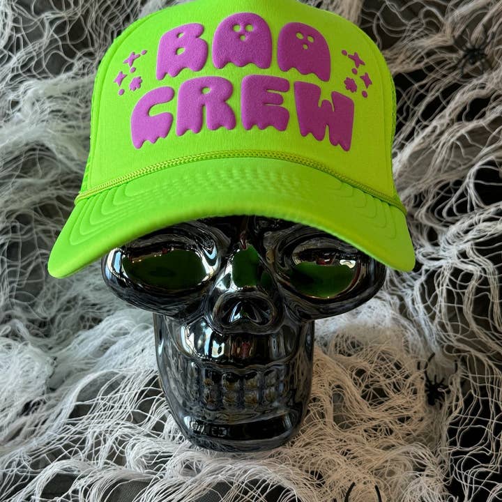 Malibu and Mint - Wholesale Trucker Hat - Women's - Boo Crew Trucker Hat2