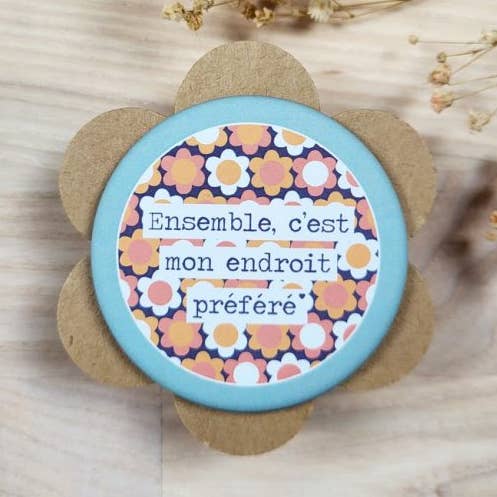 Magnete *Insieme, è il mio posto preferito* per la vendita all'ingrosso da parte di jolislundis