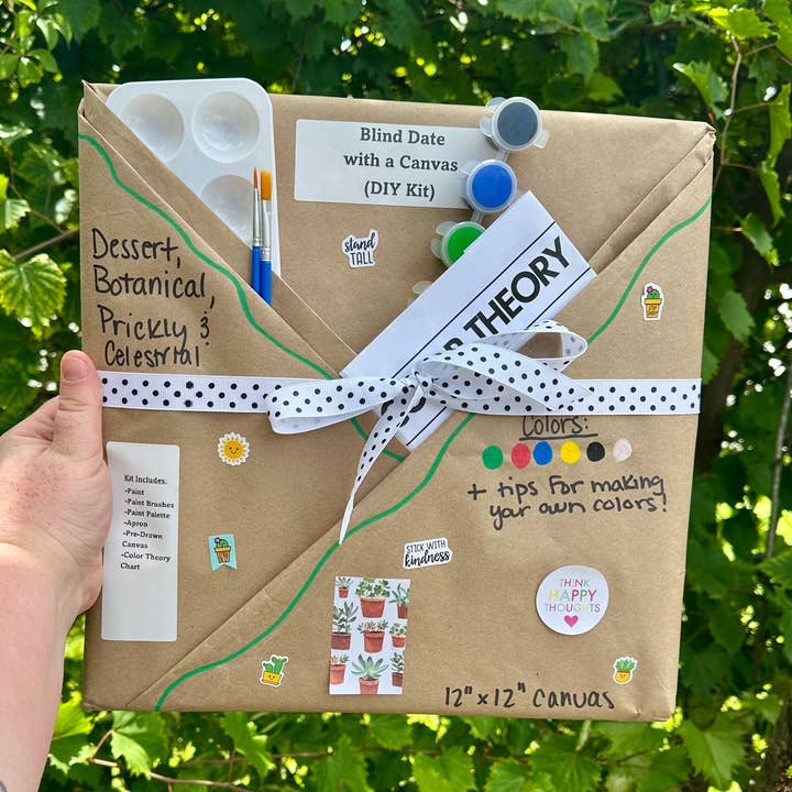 Encontro às Cegas com uma Tela | Kit DIY | Tema Deserto por atacado de Haley Murden Arts