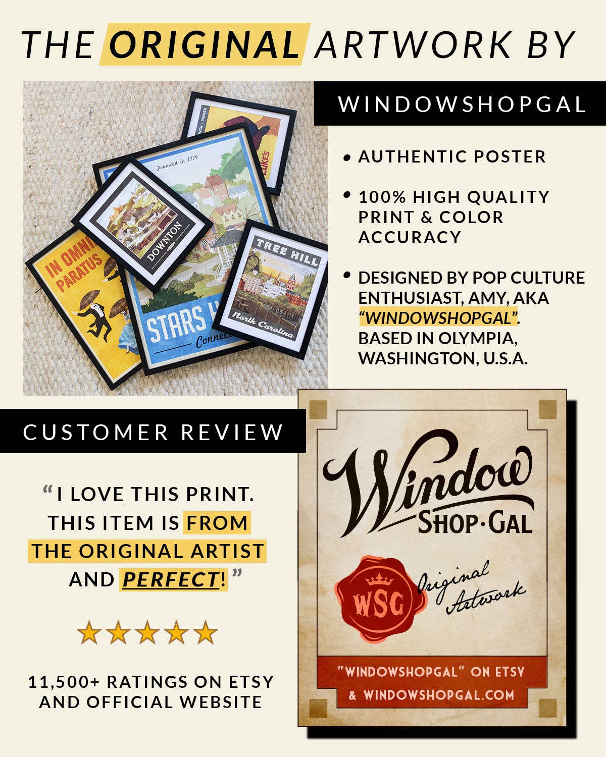 WindowShopGal - Wholesale Art Print - Cousins Beach Travel Poster (for fans of TSITP - The Summer I Turned Pretty)3