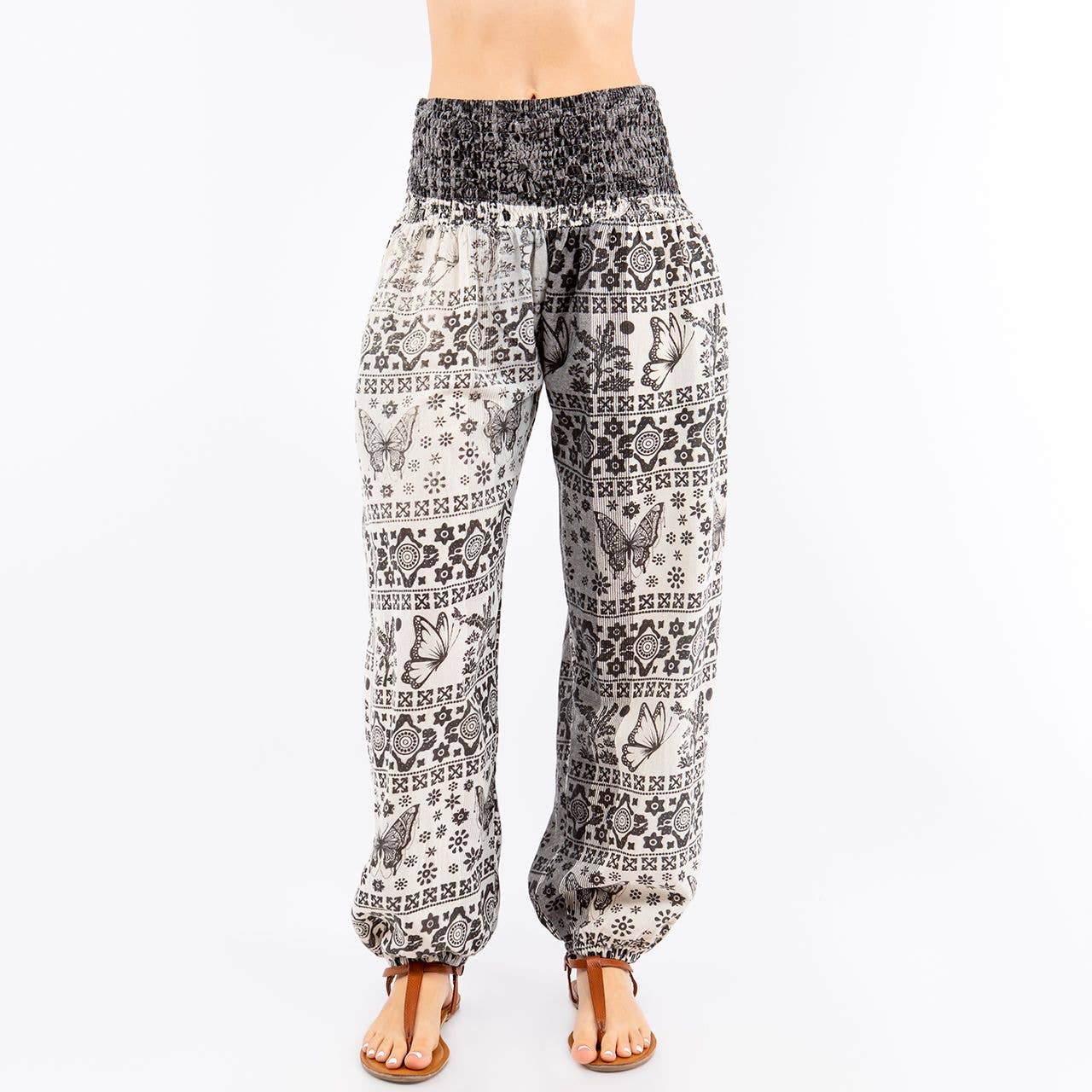 Avatar Imports LLC – Großhandel Hose – Damen – Handgewebte Haremshose aus bedruckter Baumwolle im Jaipuri-Stil2