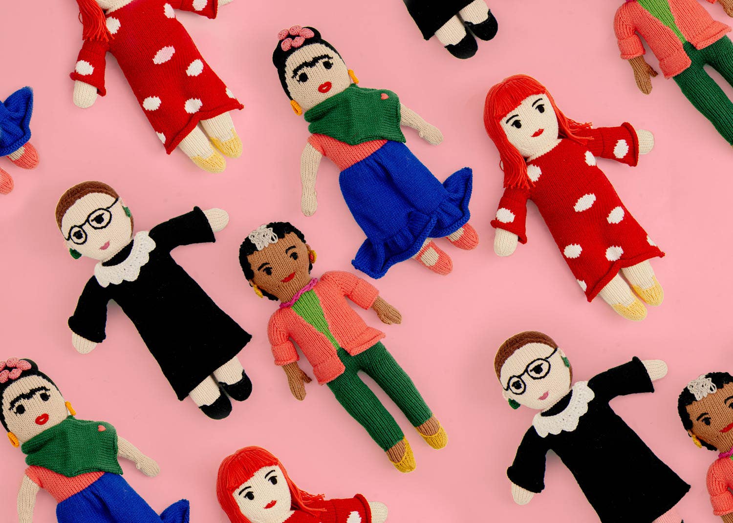 Global Goods Partners – wholesale Docka - Barn – Stickad docka Yayoi Kusama3