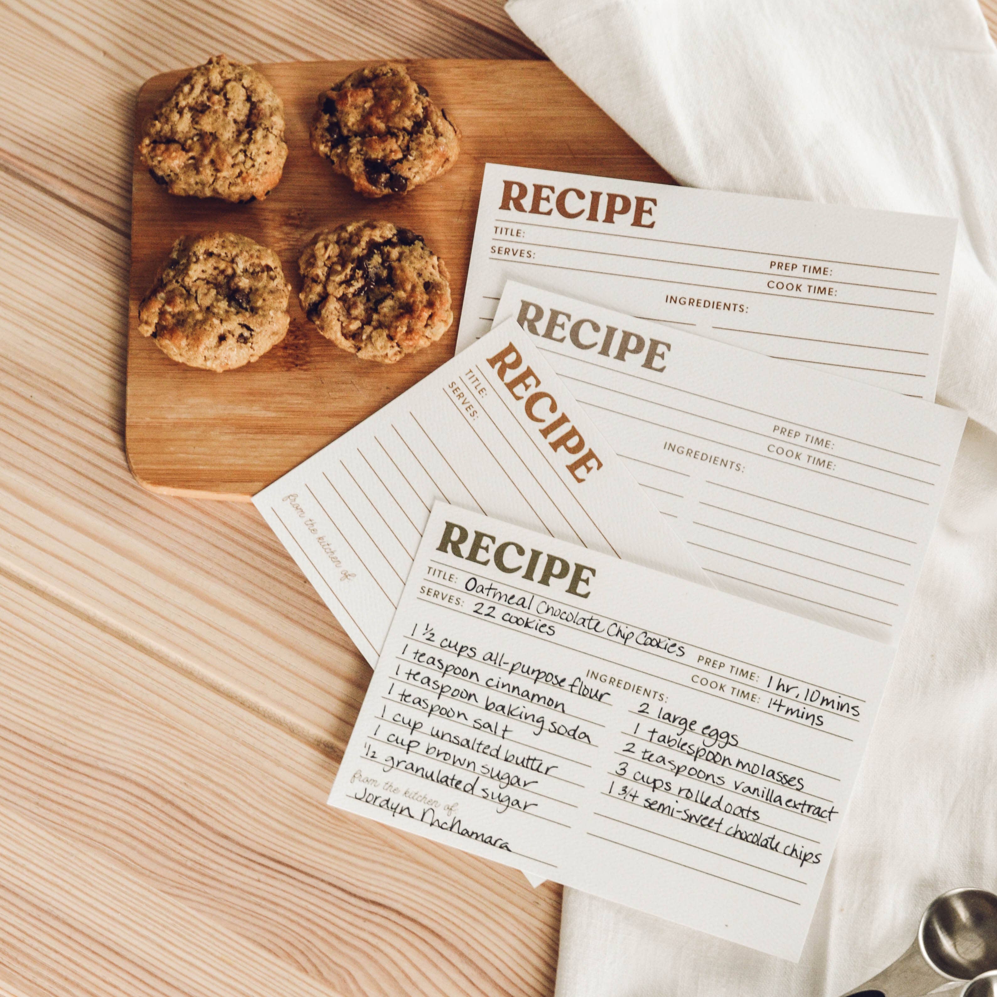 Jo Creative Co - Wholesale Recipe Card - Modern Farmhouse Recipe Cards1