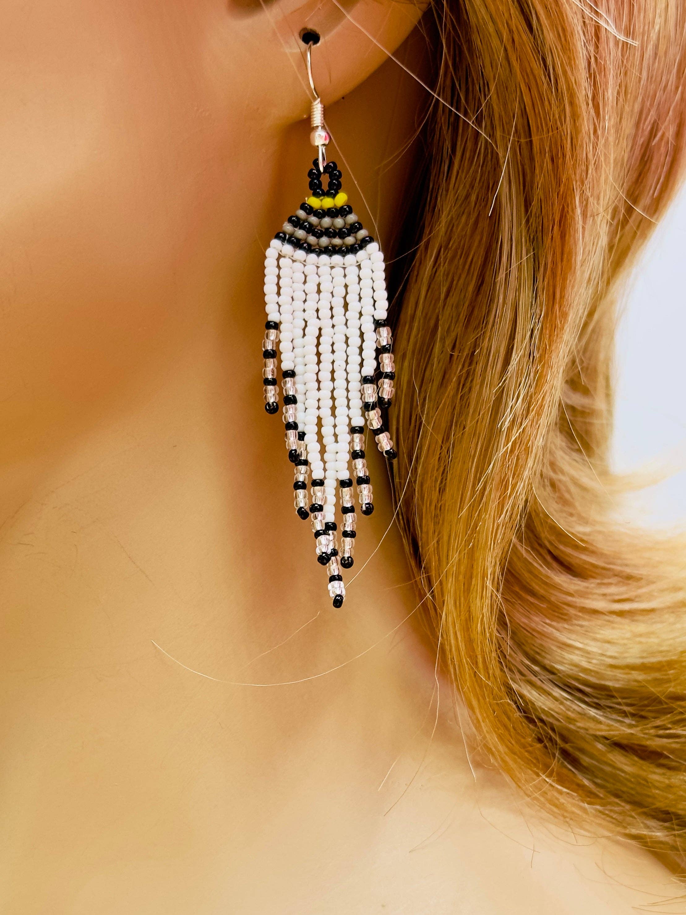 BEADS CORNER – wholesale Jewellery set – Handmade Eagle Feather Rosette pendant necklace set2