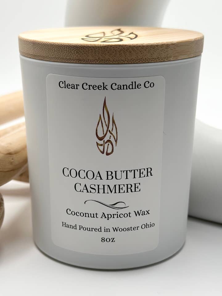 Cocoa Butter Cashmere 8oz for wholesale by Clear Creek Candle Co