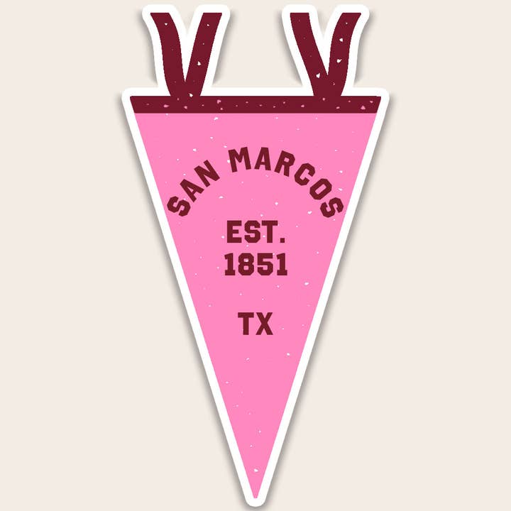 Retro City Flag Sticker – Custom Boutique Decal for wholesale by Mugsby