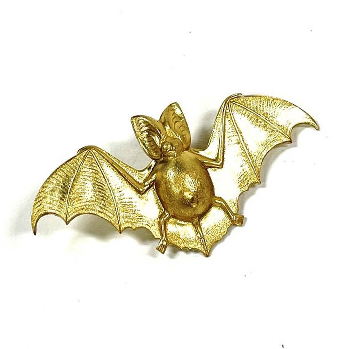 Brass Jewelry - bat pin for wholesale by the HEDGE
