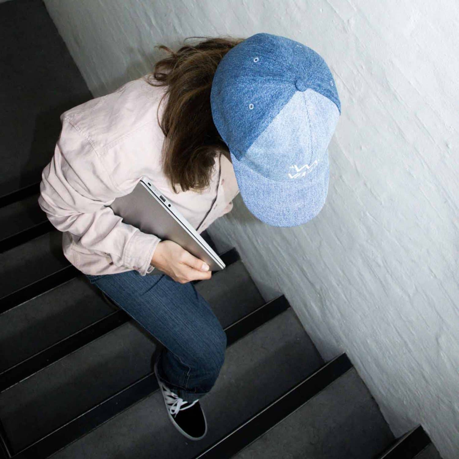 VAER - Wholesale Baseball Cap - Unisex - Denim Whirl Sustainable Cap — Upcycled6