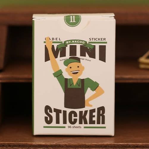 Pack de mini-autocollants - Vintage 2 et Unique Mood pour la vente par K-Wonderland