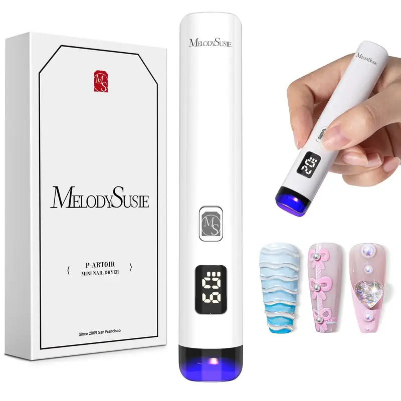 MELODYSUSIE – wholesale Nagelvårdsset – melodysusie P-Art01R uppladdningsbar mini LED/UV-lampa för nagelkonst7