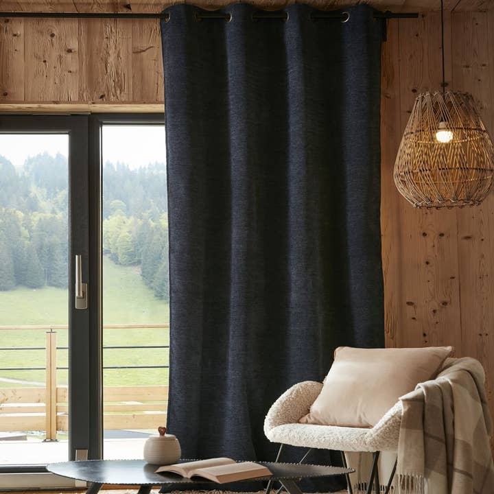 Polar blackout curtain 140x240 cm Midnight Polyester for wholesale by Housse De Rêve