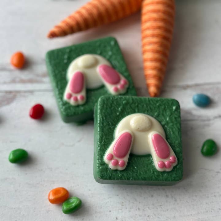 Chocolates Unlimited by Denise - Wholesale Chocolate Covered Sweets - Bunny Butt Chocolate Covered Gram Crackers4