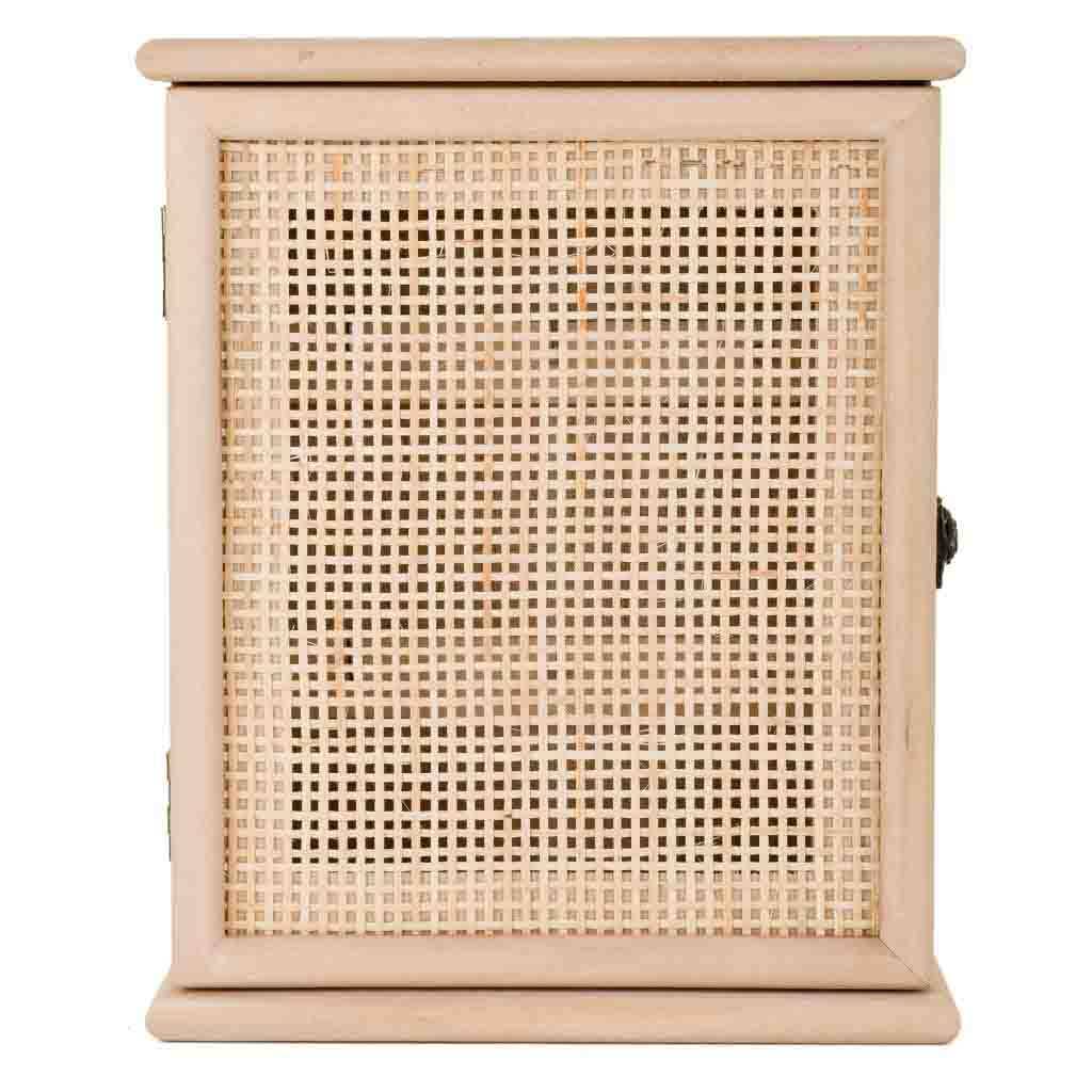 Creaciones Meng - Wholesale Decoratief doosje - Houten sleuteldoos met rooster2