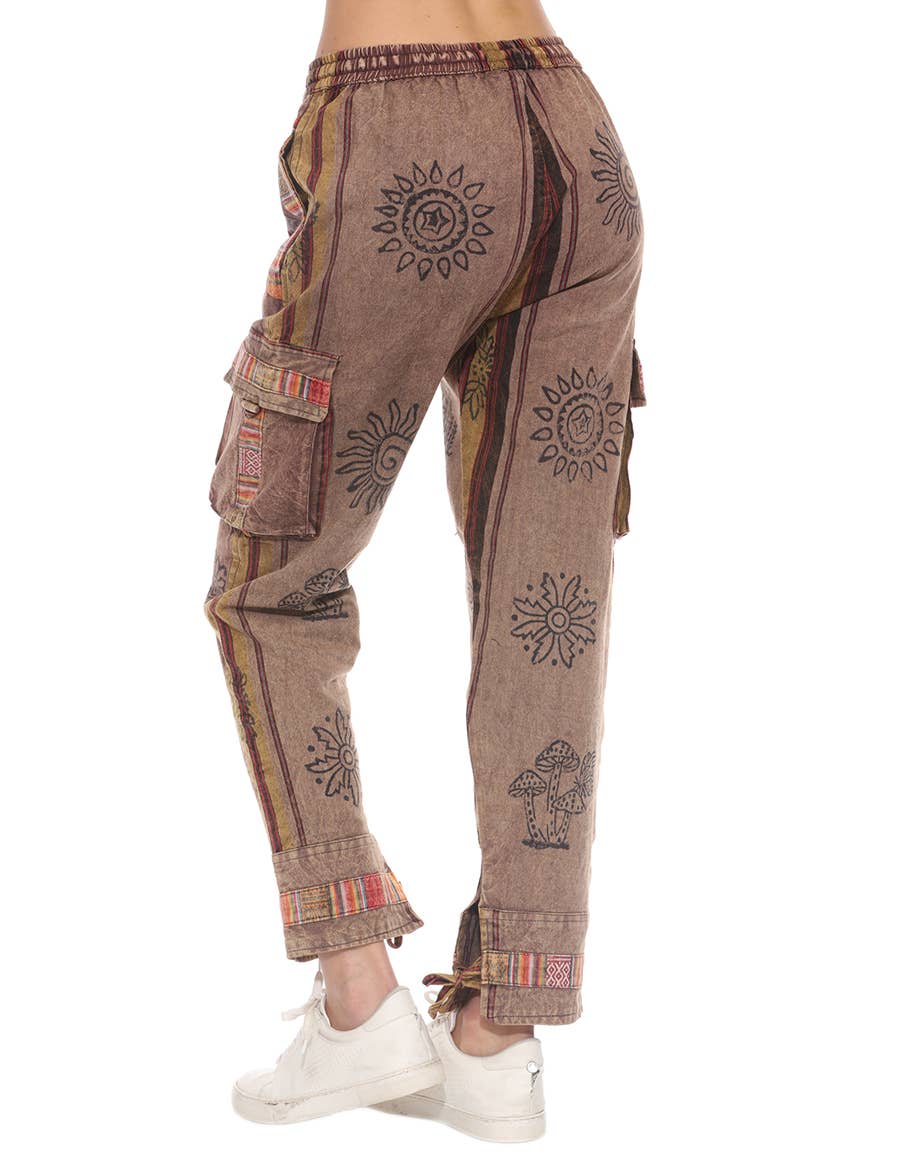 The Collection Royal / Royal Handicrafts - Wholesale Pants - Women's - Cotton Washed Boho Hippie Genie Pants14