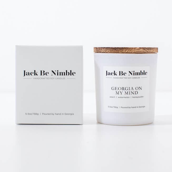 Soja-Duftkerze Georgia On My Mind, 5,5 oz für den Großhandel von Jack Be Nimble Candles