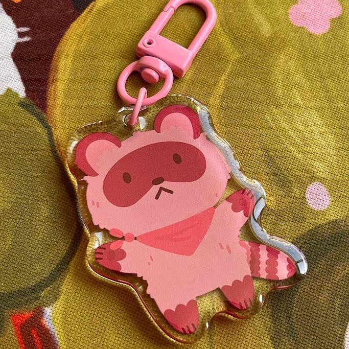 Paper Rat Illustrations - Wholesale Keychain - Women's - Woodland Friends Mystery Acrylic Charms4