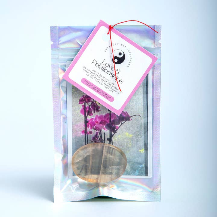 Everyday Art Cards - Wholesale Meditation Supplies - Intention Card + Crystal (Seeds of Intention)2