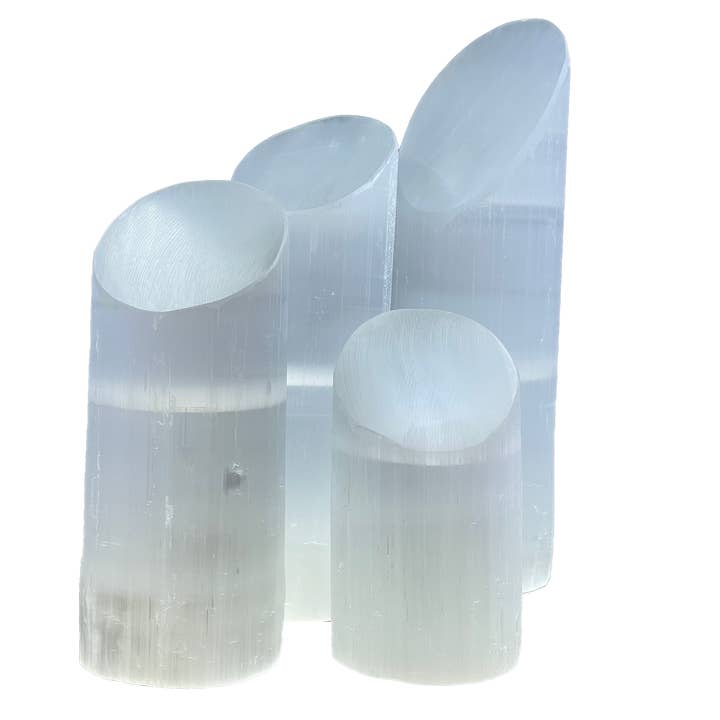 Craftstones - Wholesale Spiritual Stone/Crystal - Selenite Lamp Angled Top
