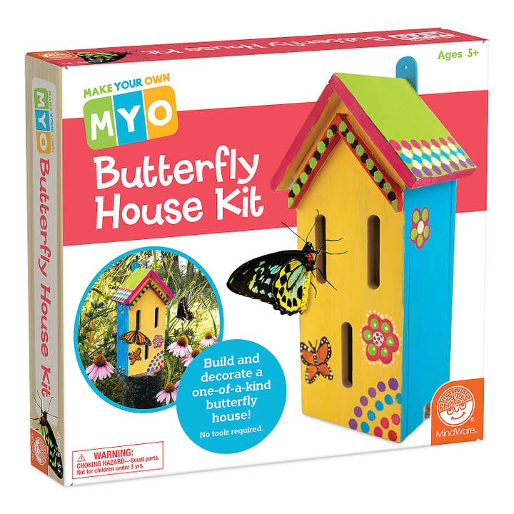 MindWare & Peaceable Kingdom - Wholesale DIY Craft Kit - Myo: Butterfly House