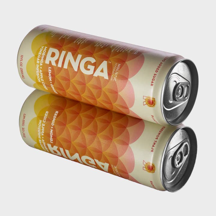 RINGA LEMON + GINGER MORINGA & APPLE CIDER VINEGAR INFUSION for wholesale by RINGA