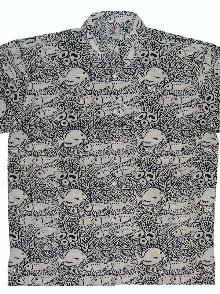 Camisa Cabana - Wonder Wall para venta al por mayor de Rum Reggae Clothing