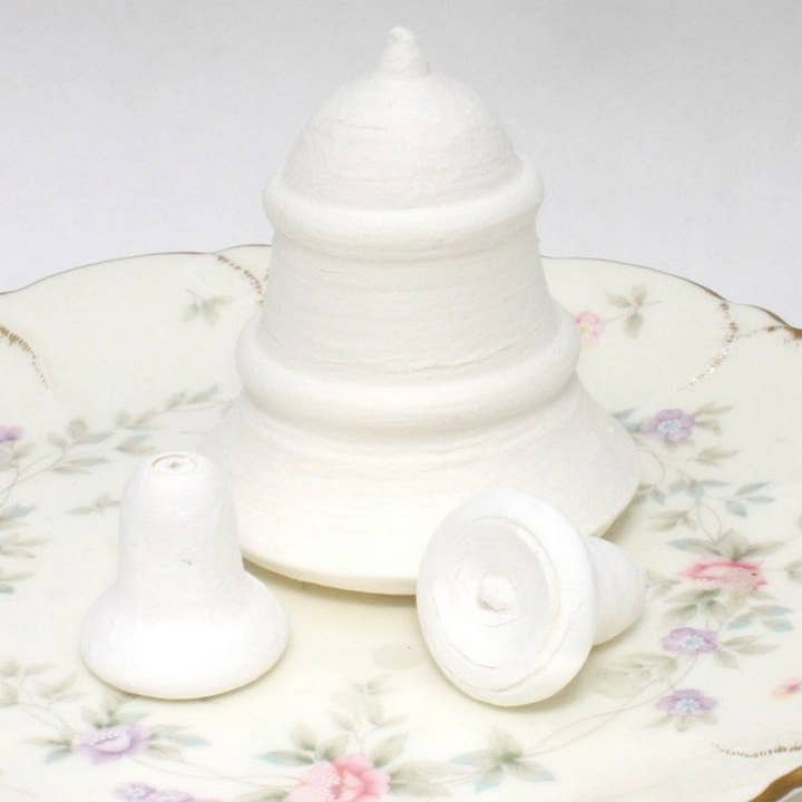 Christmas Bells - 2.5" German Spun Cotton - Set of 4 for wholesale by Meyer Imports