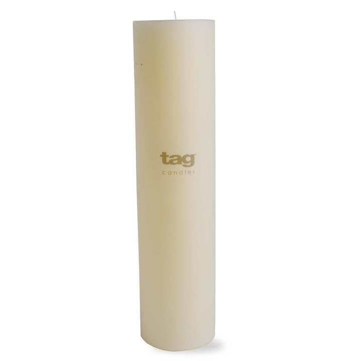 Color Studio Pillar Candle 3X12 Ivory Wax Everyday for wholesale by tag