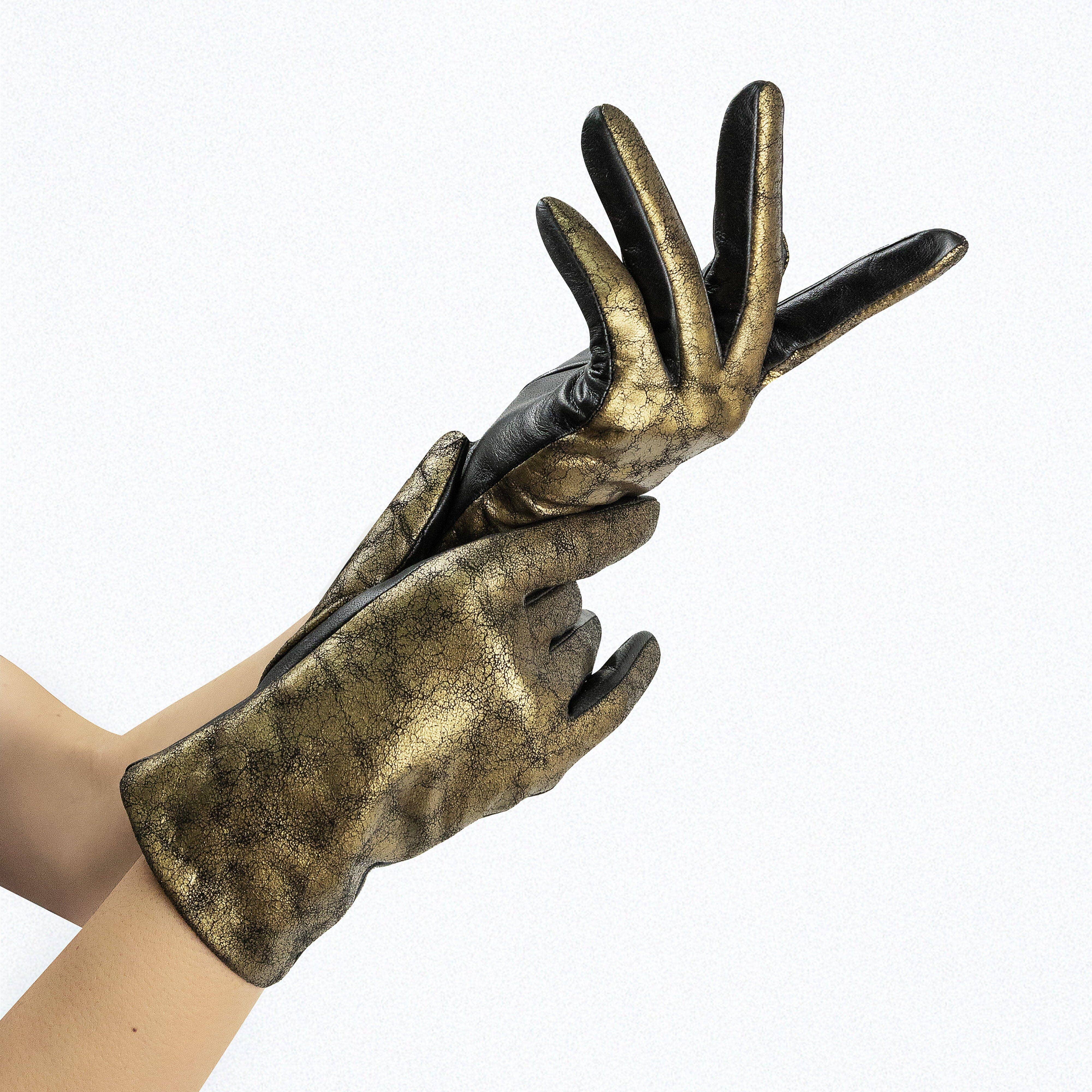 Glove Story - Wholesale Gloves - Women's - Women’s Lambskin Leather Gloves – 100% Silk Lining – 21630ST1
