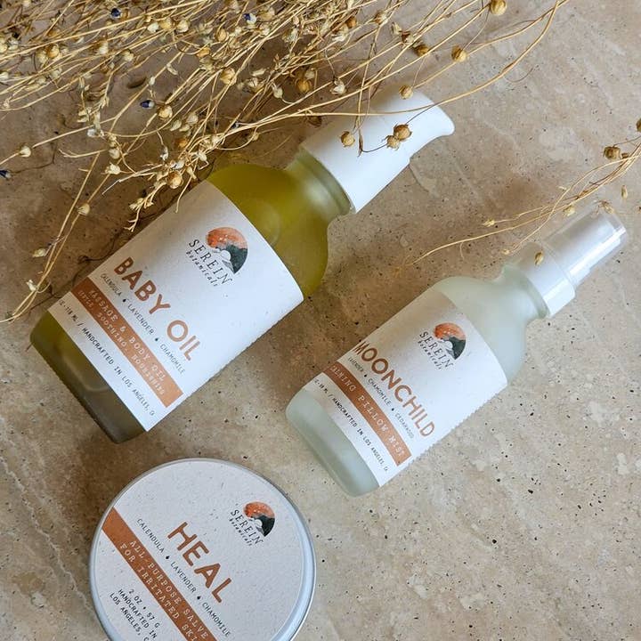 Serein Botanicals – Großhandel Aromatherapie-Nebel – Moonchild Beruhigendes Kissenspray2