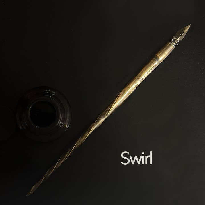 Papier Plume - Wholesale Craft Supplies - BRONZE plated DIP PENS from FRANCE - Hand Cast PEWTER3