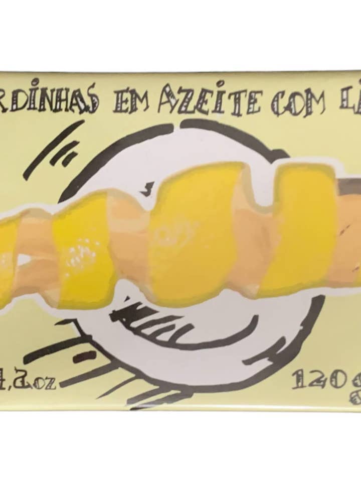 Cantara Creative Sardines in Olive Oil w/ Lemon - 6 Pack for wholesale by Tin Can Fish ( BELA, Cantara, Mar, Porthos, Varina )