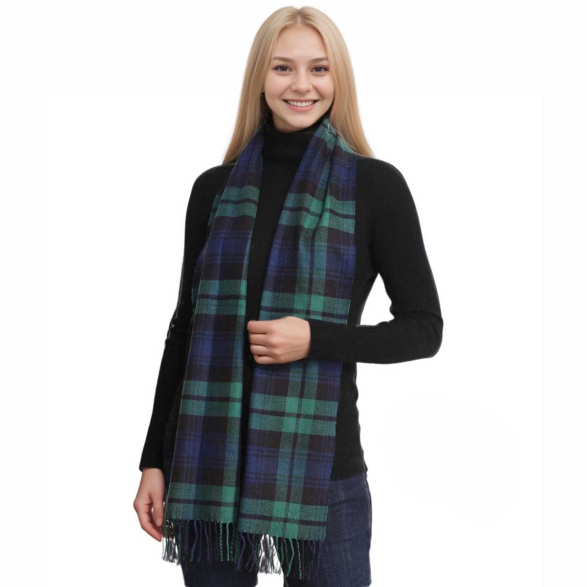 The Magic Scarf Company - Wholesale Scarf - Women's - 1337 & 1338 Cashmere Feel - Solids & Plaids0