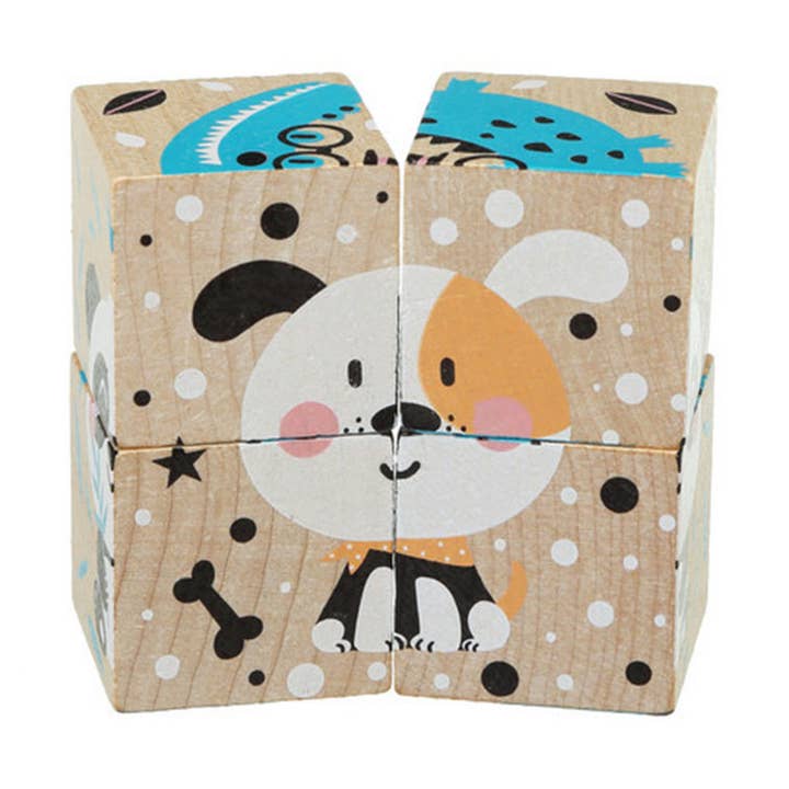 Animali a forma di cubi in legno | giocattolo didattico | giocattolo educativo per la vendita all'ingrosso da parte di Wooden Toys