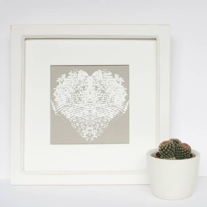 Love Yourself' Original Gold Leaf Silketryk for engroshandel hos Katie Edwards Illustration