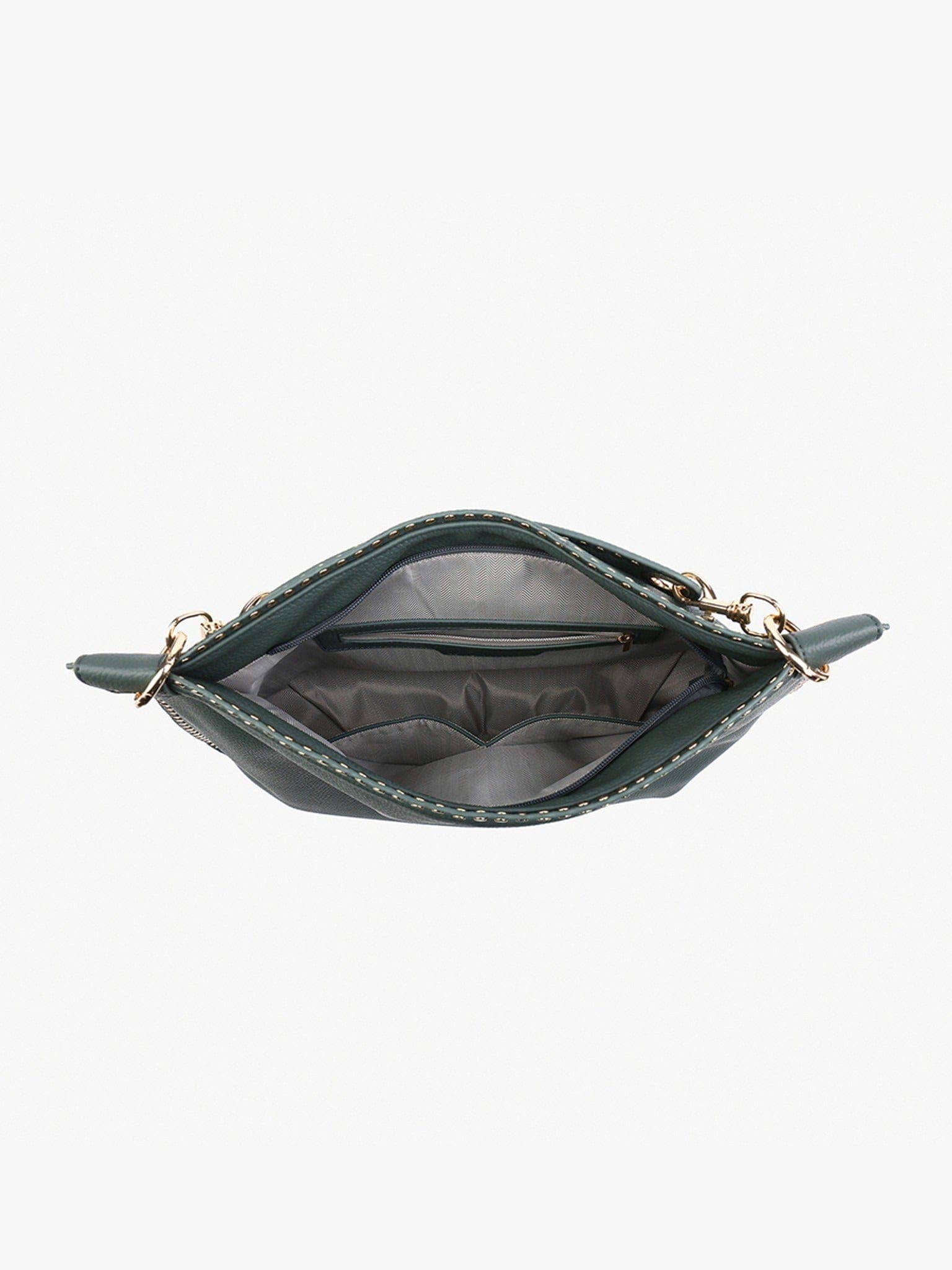 MiMi Wholesale - Wholesale Shoulder Bag - Women's - Carly Studded Women's Hobo/Crossbody Shoulder Bag5