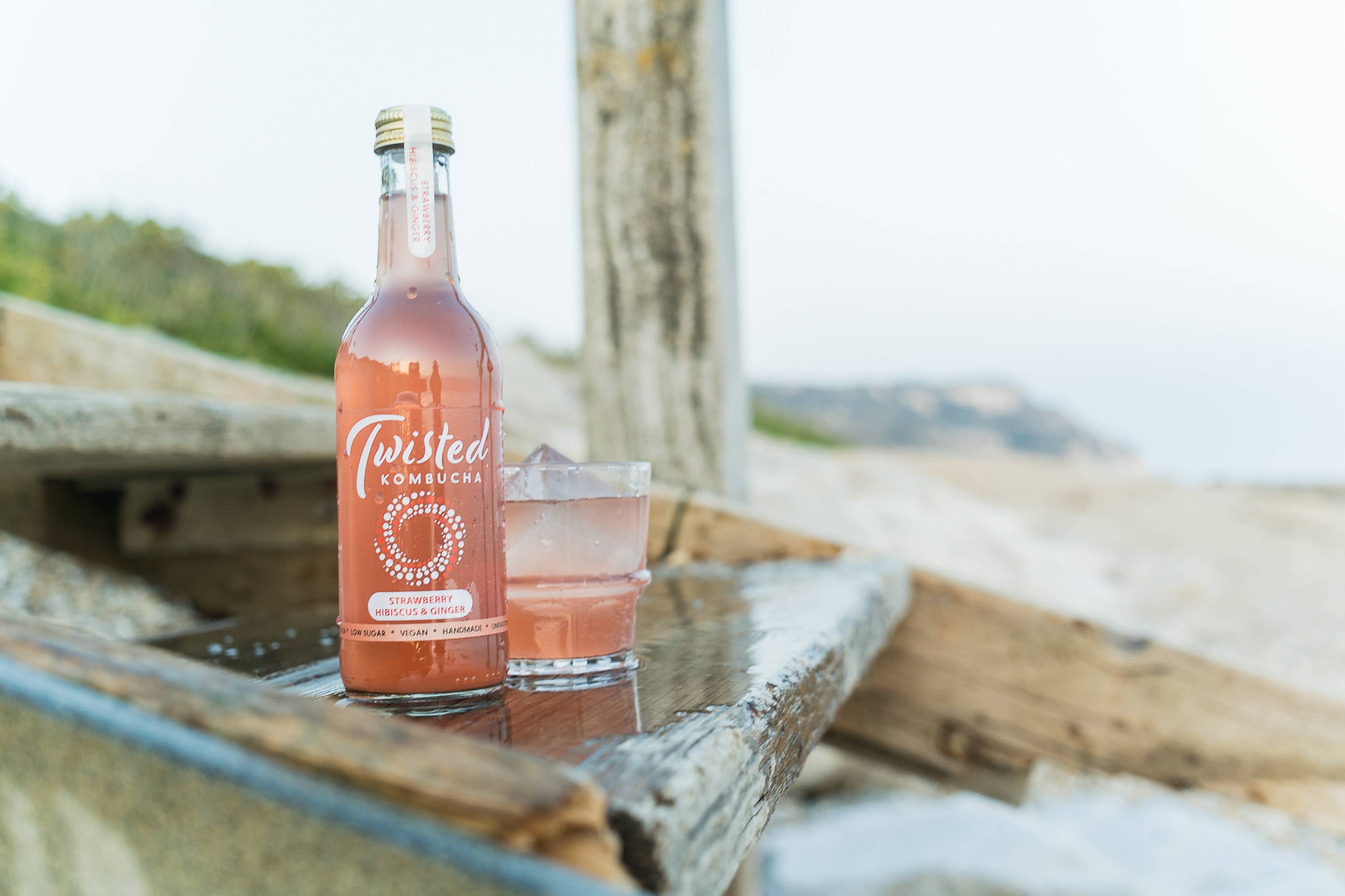 Twisted Kombucha – wholesale Kombucha – Twisted Kombucha - Strawberry, Hibiscus & Ginger7