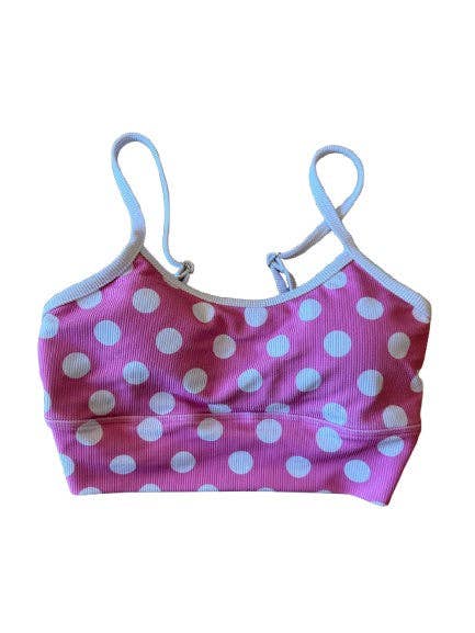LainSnow - Wholesale Swim Top - Women's - Bikini Top- Sandy Doll X LainSnow- Dippin Dots-Pitaya2