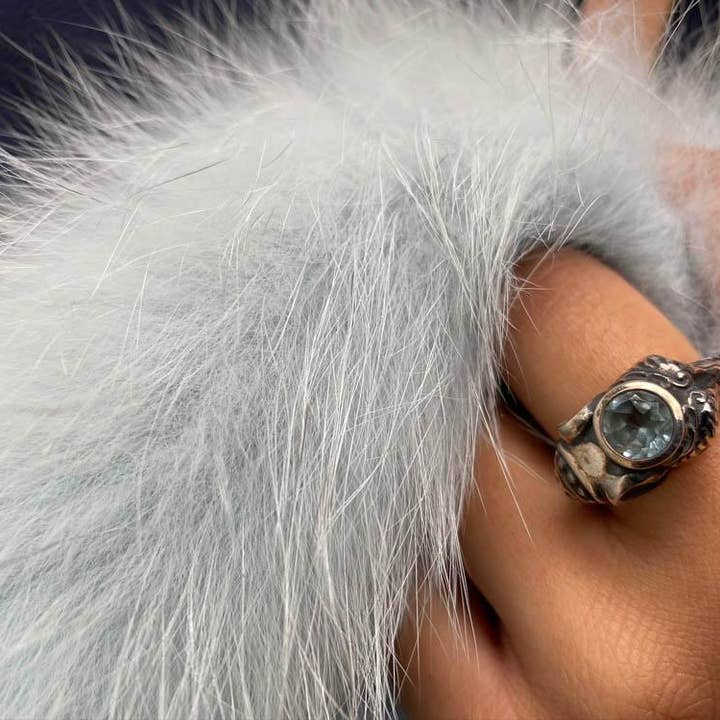 Sikara & Co. - Venta al por mayor Anillos grandes/de cóctel - Anillo Elefante Raja Onyx Verde3