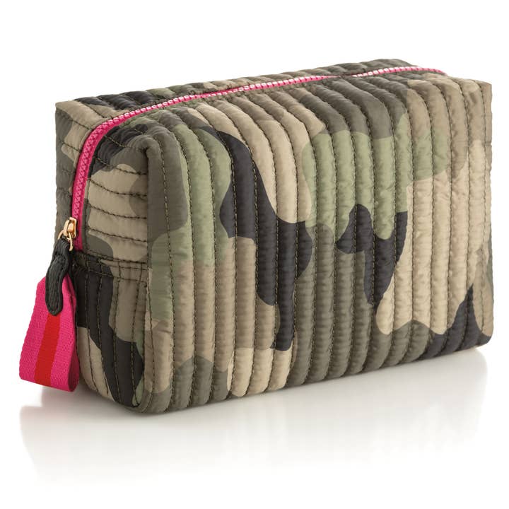 Shiraleah - Wholesale Makeup/Cosmetic Bag - EZRA LARGE BOXY COSMETIC POUCH